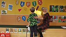 Na zápis do první t�ídy v karvinské Základní �kole Prameny bylo p�ihlá�eno...