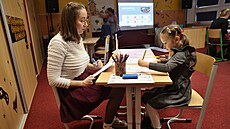 Na zápis do první t�ídy v karvinské Základní �kole Prameny bylo p�ihlá�eno...