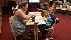 Na zápis do první t�ídy v karvinské Základní �kole Prameny bylo p�ihlá�eno...