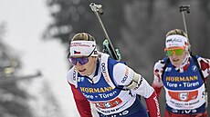 Lucie Charvátová na trati singl mixu v Novém M�st� na Morav�.