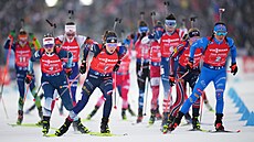 Start smí�ené �tafety v Novém M�st� na Morav�.