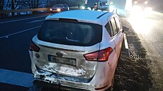 Nehoda poblí� Rosic na k�i�ovatce silnice 23 a odbo�ky na Tet�ice. (23. ledna...