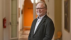 V�clav Houfek, �editel Oblastn�ho muzea v �st� nad Labem.