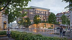 Takhle bude vypadat nám�stí Milo�e Formana podle vít�zného návrhu dánského...