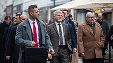 Prezident Petr Pavel p�i náv�t�v� Prost�jova.