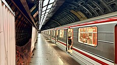 Stanice metra Flora b�hem rekonstrukce (22. 1. 2026)