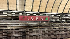 Stanice metra Flora b�hem rekonstrukce (22. 1. 2026)