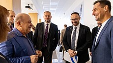 Na snímku zleva: Sotirios Zavalianis � majitel zdravotnického holdingu AKESO,...