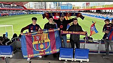Oficiální �eský fanklub FC Barcelona na výjezdu.