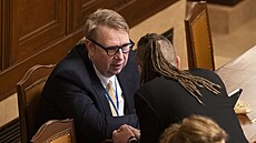 Mimo�ádná sch�ze Poslanecké sn�movny. Na snímku Ale� Juchelka (ANO). (29. ledna...