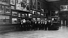 Historie obrazárny. Jedním z míst, kam mohli um�nímilovní Pra�ané zajít do...