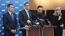 Tisková konference poslaneckého klubu ODS. Na snímku Martin Kupka. (27. ledna...