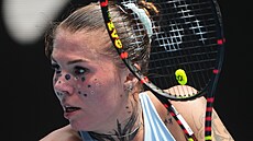 Ukrajinská tenistka Oleksandra Olijnikovová v prvním kole Australian Open