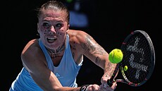 Ukrajinská tenistka Oleksandra Olijnikovová v prvním kole Australian Open