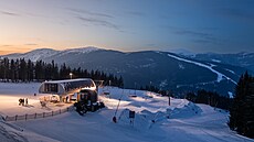 ve�erní ly�ování Hromovka