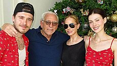 Brooklyn Beckham slaví Vánoce s rodi�i své �eny uprost�ed pokra�ujícího dramatu...