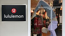 Prodejna zna�ky Lululemon v Bicester Village ve Velké Británii. Zna�ka musela z...
