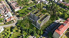 Bytový d�m nazvaný rezidence Sýpka vznikne v Otrokovicích na míst�, kde...