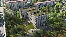 Bytový d�m nazvaný rezidence Sýpka vznikne v Otrokovicích na míst�, kde...