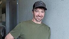 Petr �ajánek, trojnásobný mistr sv�ta a legendární zlínský hokejový úto�ník RI...