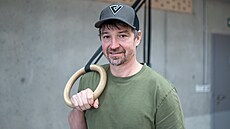 Petr �ajánek, trojnásobný mistr sv�ta a legendární zlínský hokejový úto�ník RI...