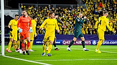 Erling Haaland v pokutovém území Bodö/Glimt.