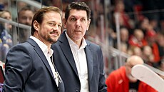 Úto�ník Vladimír Dravecký (vlevo), který byl po�tvrté za sebou na st�ída�ce...