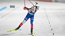 Tereza Voborníková dokon�uje vytrvalostní závod v Novém M�st� na Morav�.