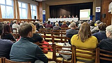 V Borovanech se konalo ve�ejné projednávání kv�li mo�né t�b� �ivce. (22. ledna...