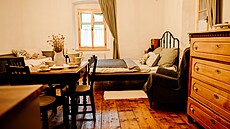 Pokoj s p�vodní podlahou