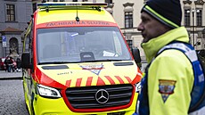 Nové evakua�ní vozidlo pra�ské záchranky. (22. ledna 2026)