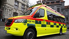 Nové evakua�ní vozidlo pra�ské záchranky. (22. ledna 2026)