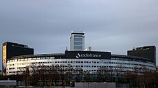 Sídlo Radio France v Pa�í�i (8. prosince 2025)