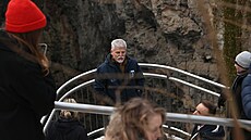 Prezident Petr Pavel nez�stává jen za kancelá�ským stolem. B�hem náv�t�vy...