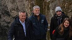 Prezident Petr Pavel nez�stává jen za kancelá�ským stolem. B�hem náv�t�vy...