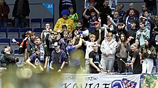 Fanou�ci vítkovických florbalistek.