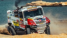 Karel Poslední z Buggyry na trati Rallye Dakar 2026.