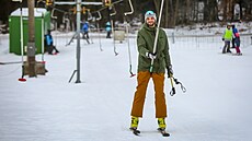 Na Kozích pláních vyu�ívají nové d�lo a rolbu.