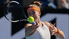 Karolína Muchová ve t�etím kole Australian Open.