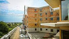 Nový bytový komplex a rezidence Byty 4 Dvory staví na okraji �eských Bud�jovic...