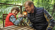 Z natá�ení filmu �viháci, zleva Emanuel Bugala a Martin Pechlát