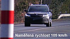 �idi�ka jela rychlostí 105 kilometr� v hodin� v obci. (21. ledna 2026)