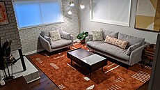 P�vodní podoba obývacího pokoje v p�ízemí