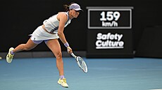 Polská tenistka Iga �wiateková v prvním kole Australian Open 2026 (Melbourne,...