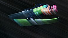 Felix Hoffmann b�hem mistrovství sv�ta v letech v Oberstdorfu