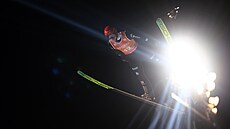 Karl Geiger b�hem mistrovství sv�ta v letech v Oberstdorfu