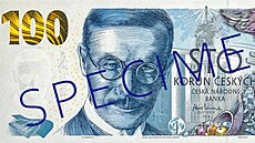 Pam�tní bankovka s vyobrazením prvního guvernéra NB� Viléma Pospí�ila