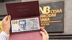 Pam�tní bankovka s vyobrazením prvního guvernéra NB� Viléma Pospí�ila