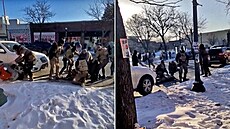 Agenti Ú�adu pro imigraci a cla (ICE) v Minneapolisu zast�elili amerického...