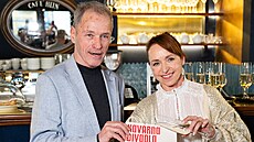 Milan Hein a Tatiana Dyková na otev�ení Kavárny Divadla Ungelt (20. ledna 2026)
